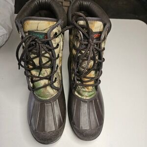 Aspen Sport Mens Duck Boots Camo Thinsulate Insulated Hunting Rain Boots Size 8